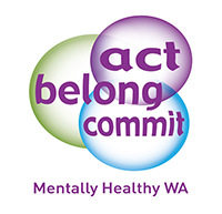 Act Belong Commit Mentally Healthy WA Logo