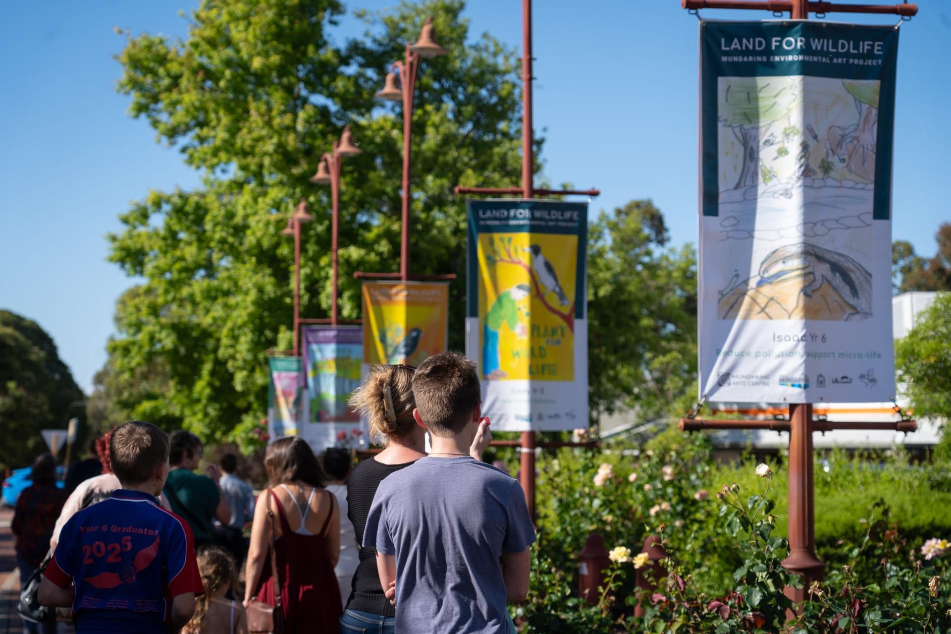 Shire celebrates youth creativity with launch of Environmental Art Project banners