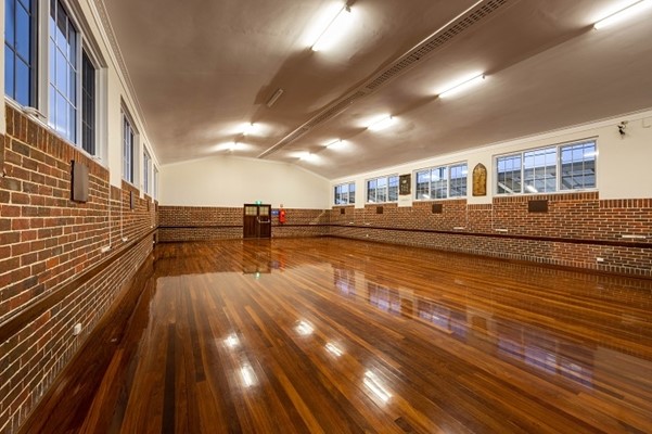 Mundaring Hall - view from the front in Main Hall