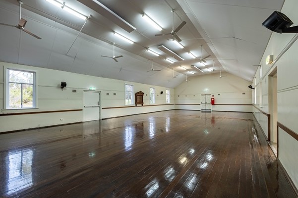 Parkerville Hall - inside the hall