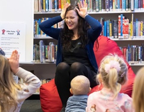 Image: Baby Rhyme Time at Boya Library