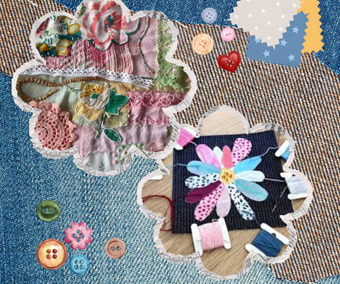 Image: Mindful Moments in Slow Stitches
