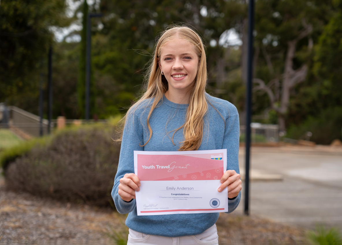 Youth Travel Grant helps Emily take on World Triathlon Championship