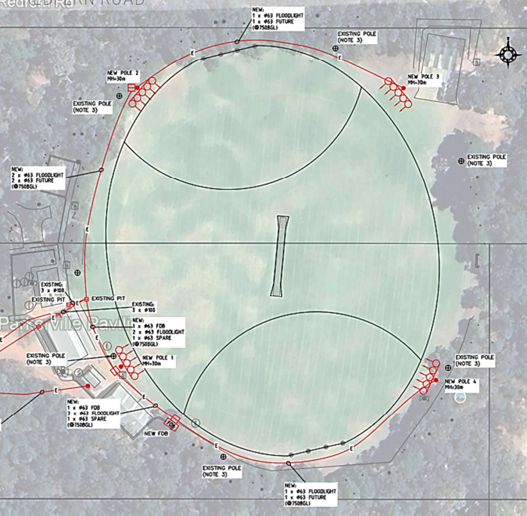 Parkerville Oval Lighting Upgrade