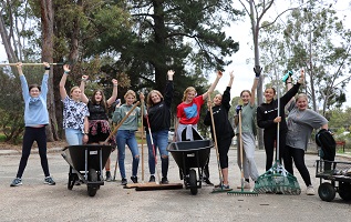 Wooroloo community clean up championed by student camp