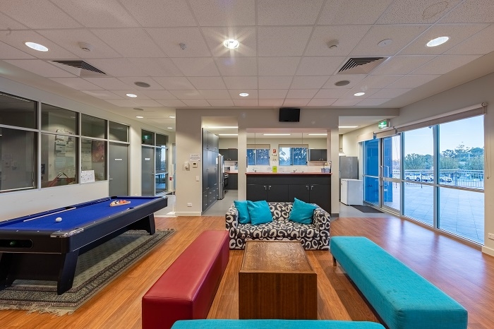 Image Gallery - lounge room at the Swan View Youth Centre