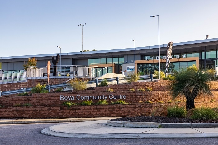 Image Gallery - Boya Community Centre View from car park including Library