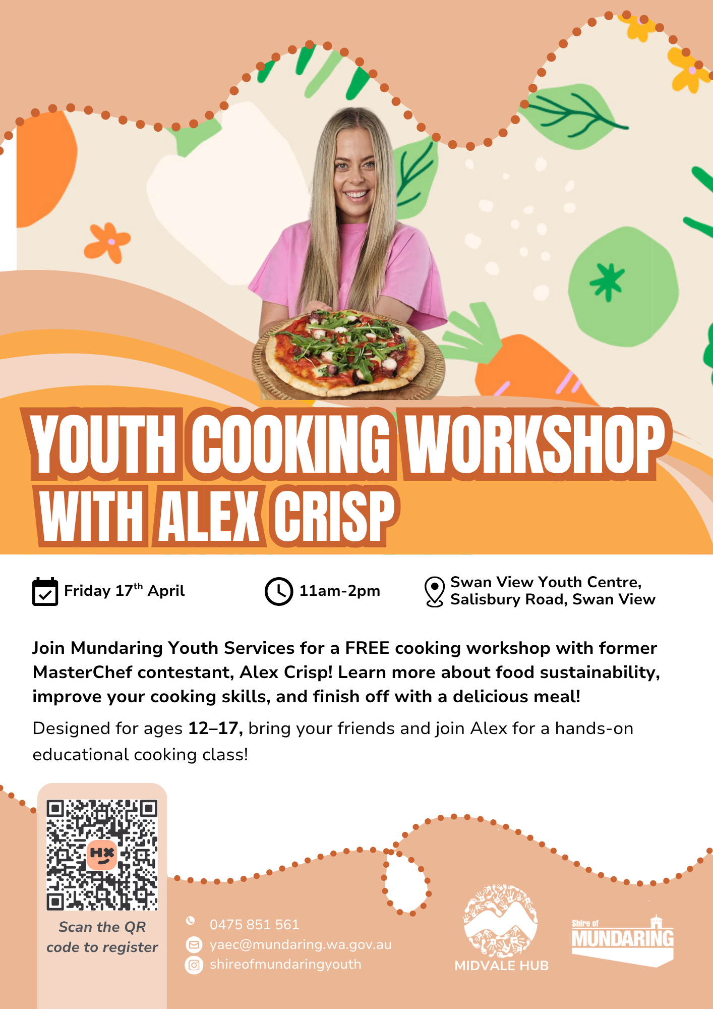 Youth Cooking Workshop with Alex Crisp
