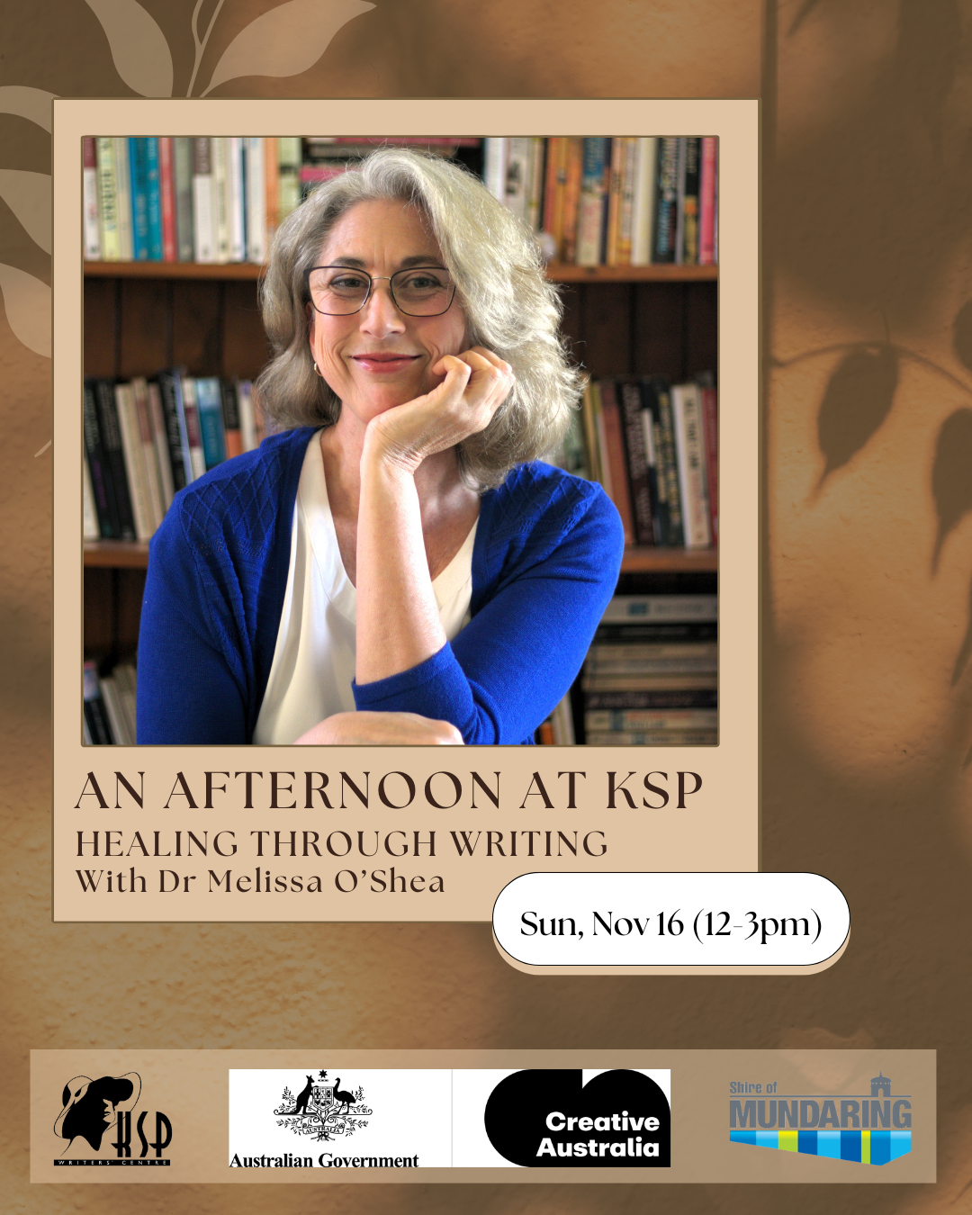 A KSP Workshop: Healing Through Writing with Dr Melissa O'Shea