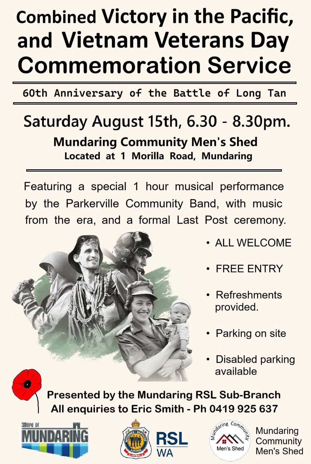 Music Evening at Mundaring Men's Shed - Mundaring Branch RSLWA