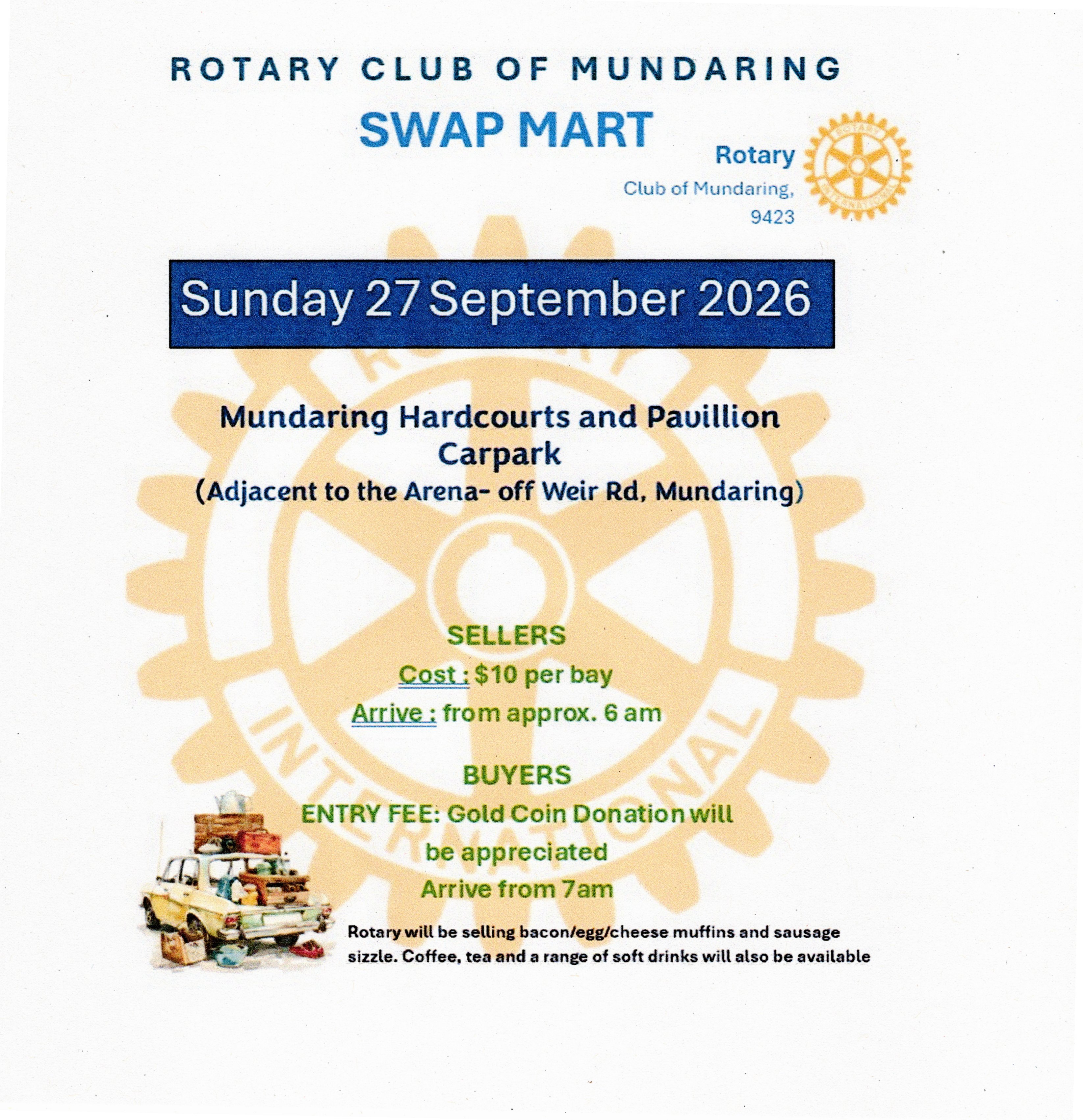 Rotary Club of Mundaring Swap Mart